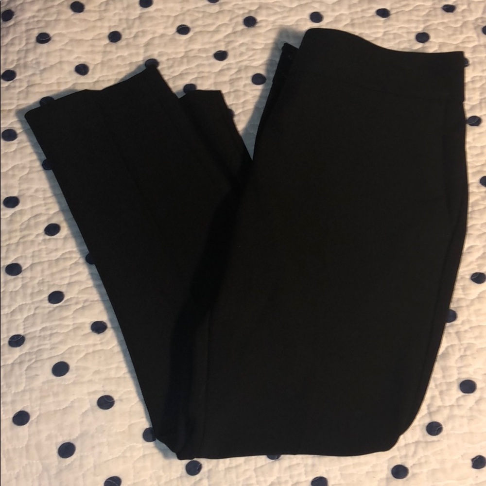 LOFT Black Ankle Pants Petite 4